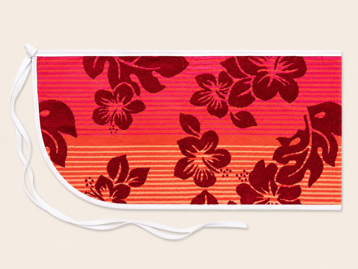 Sunset Hibiscus- Beach Towel Wrap Skirt