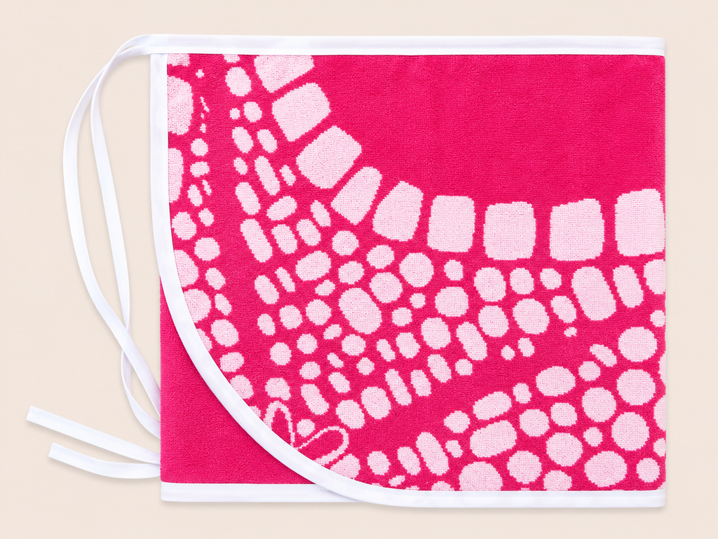 Starfish Prints- Beach Towel Wrap Skirt