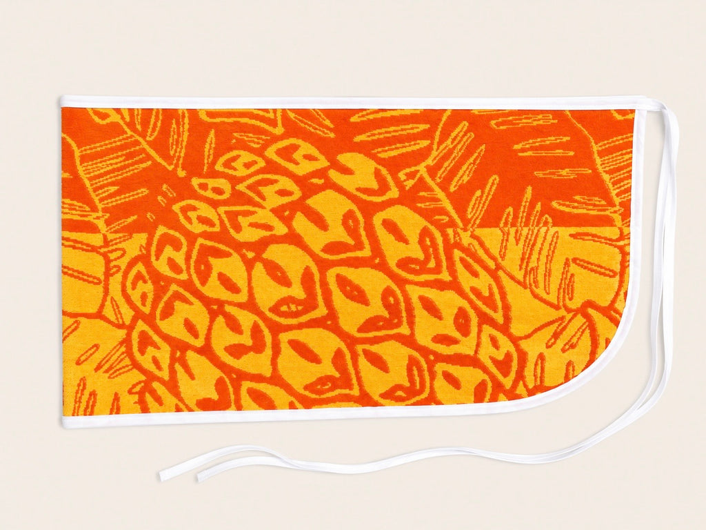 Orange Pineapples- Beach Towel Wrap Skirt
