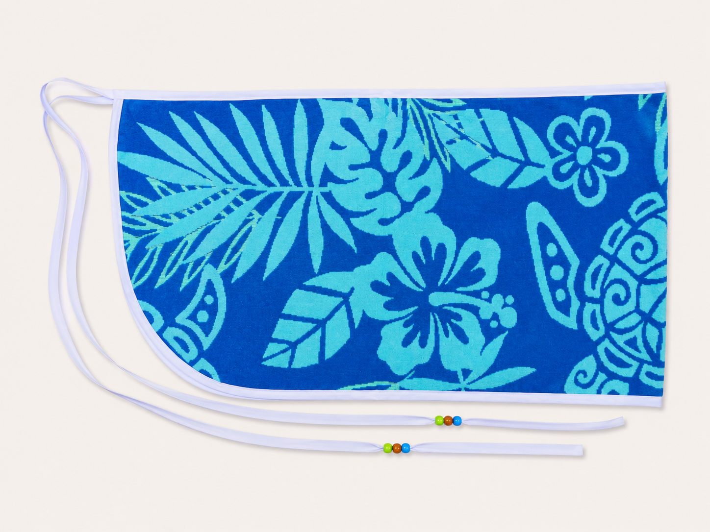 Hibiscus & Sea Turtles- Beach Towel Wrap Skirt