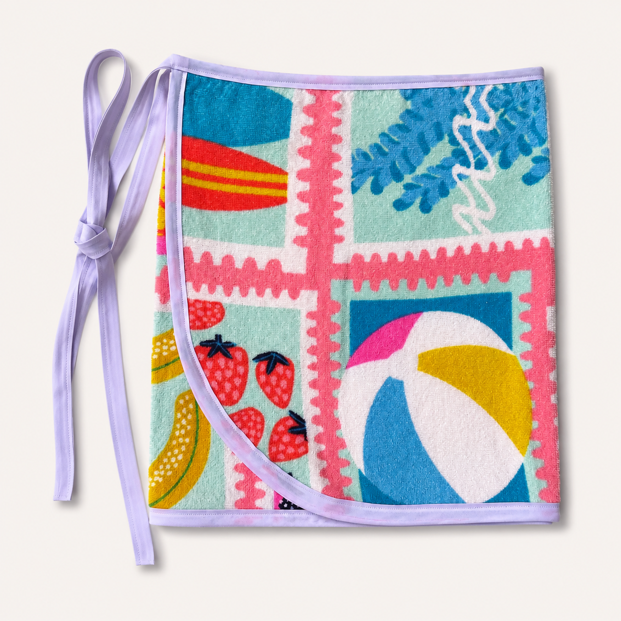 Summer Stamps- Beach Towel Wrap Skirt