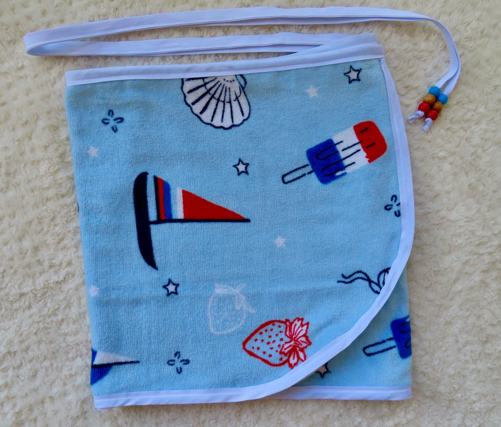 Beach Towel Wrap Skirt- Summer Holidays