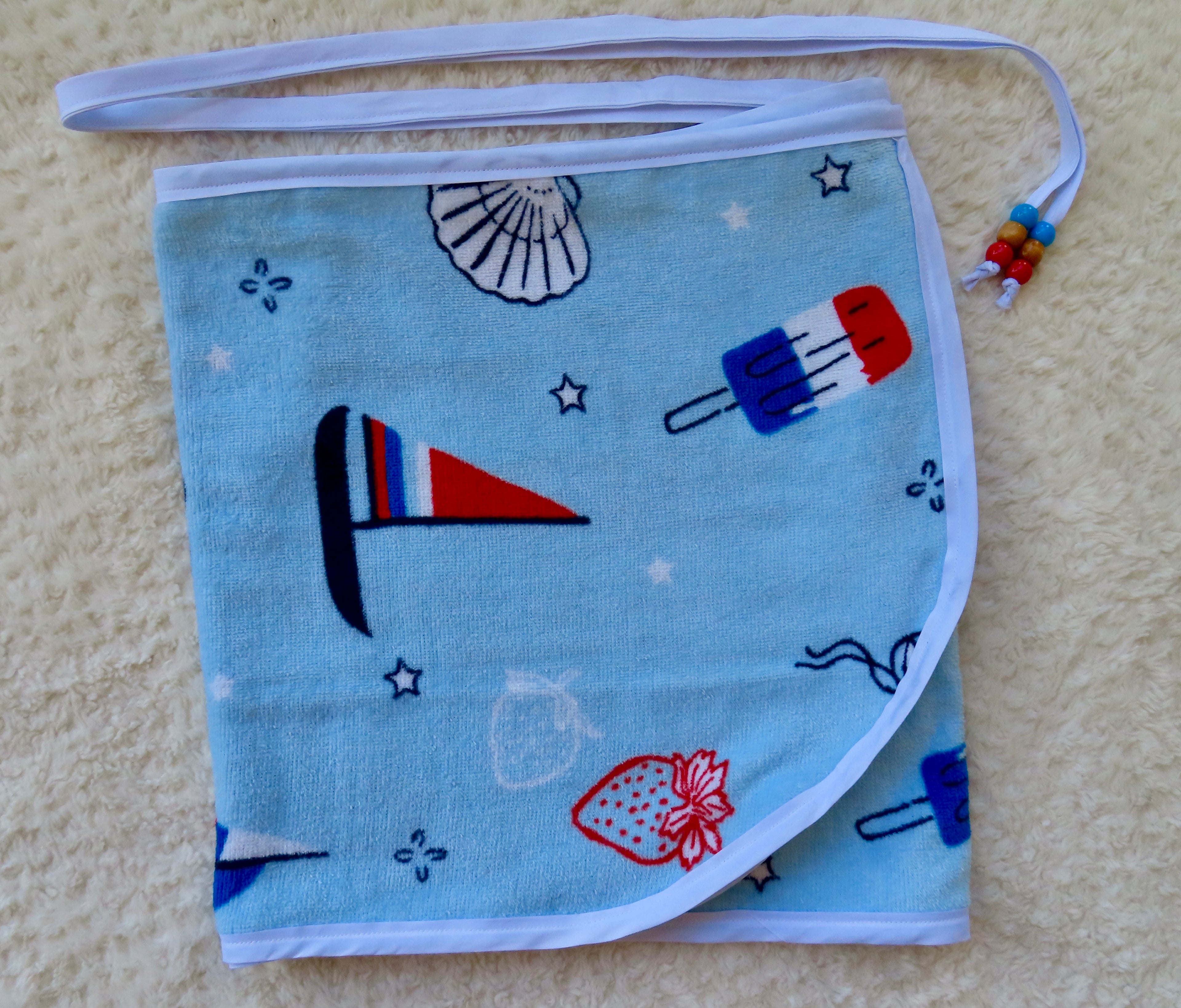 Beach Towel Wrap Skirt- Summer Holidays